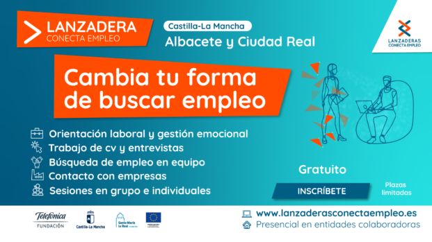 Castilla-La Mancha contará a partir de marzo con nuevas Lanzaderas Conecta Empleo en Albacete y Ciudad Real