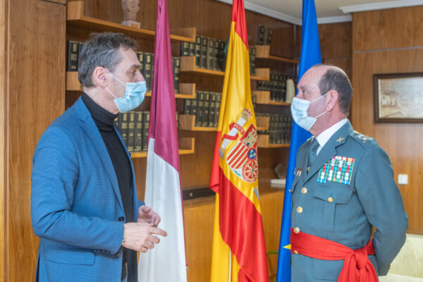Tierraseca da la bienvenida al general de Brigada Cortés Méndez