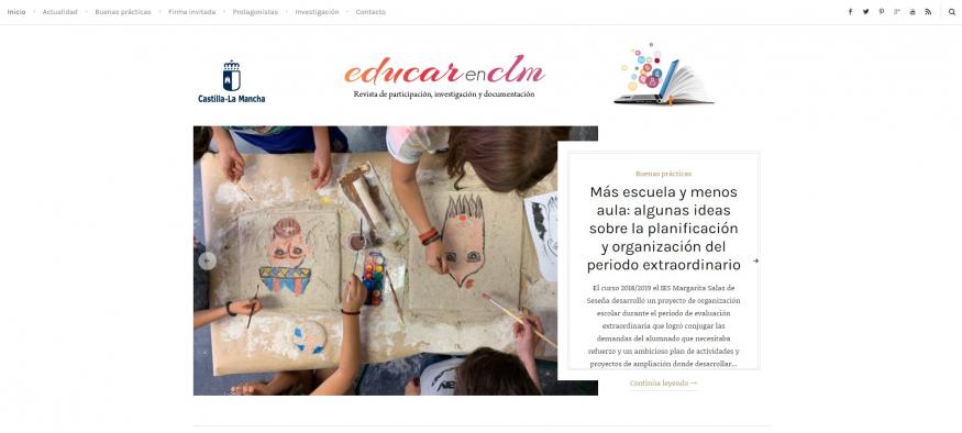 El Gobierno regional relanza la revista digital ‘EducarenCLM’ para acercar el trabajo de la comunidad educativa a toda la ciudadanía