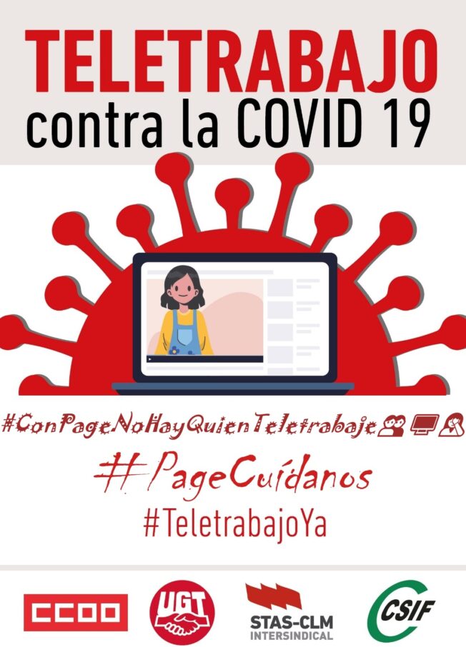 García-Page sigue tensando la negociación colectiva y complica un posible acuerdo en materia de teletrabajo