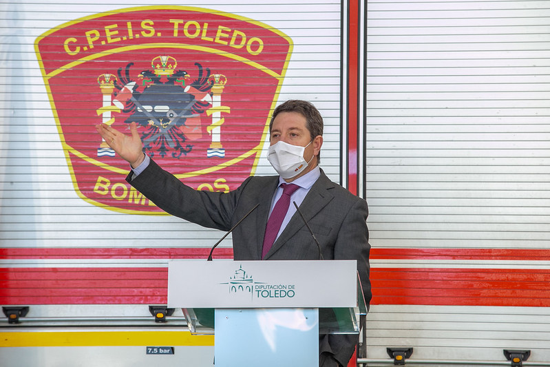 García-Page se felicita ante la posibilidad de que se adopte a nivel estatal la iniciativa regional de adelantar la vacunación a los Cuerpos y Fuerzas Seguridad del Estado y al sistema educativo