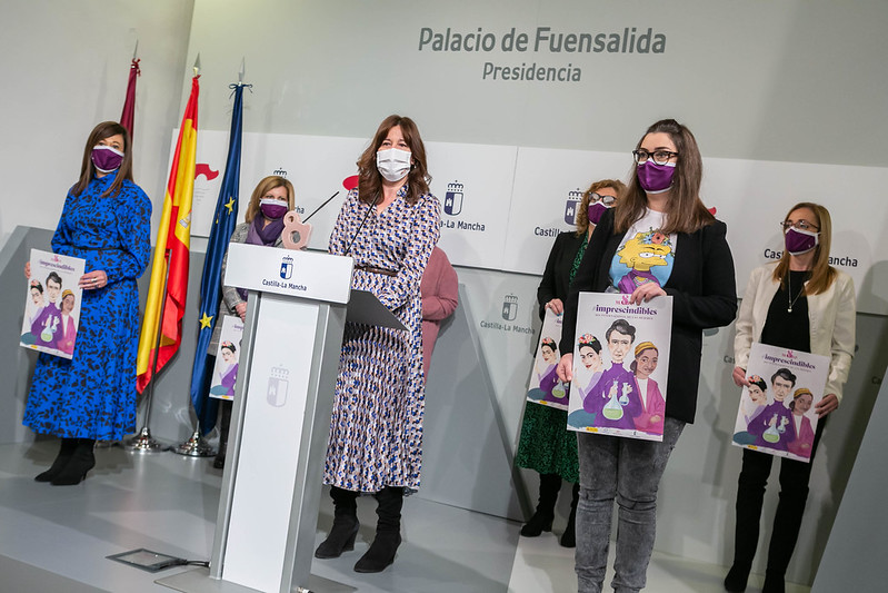 Castilla-La Mancha dará voz y visibilizará el papel imprescindible de las mujeres en el acto institucional del 8-M