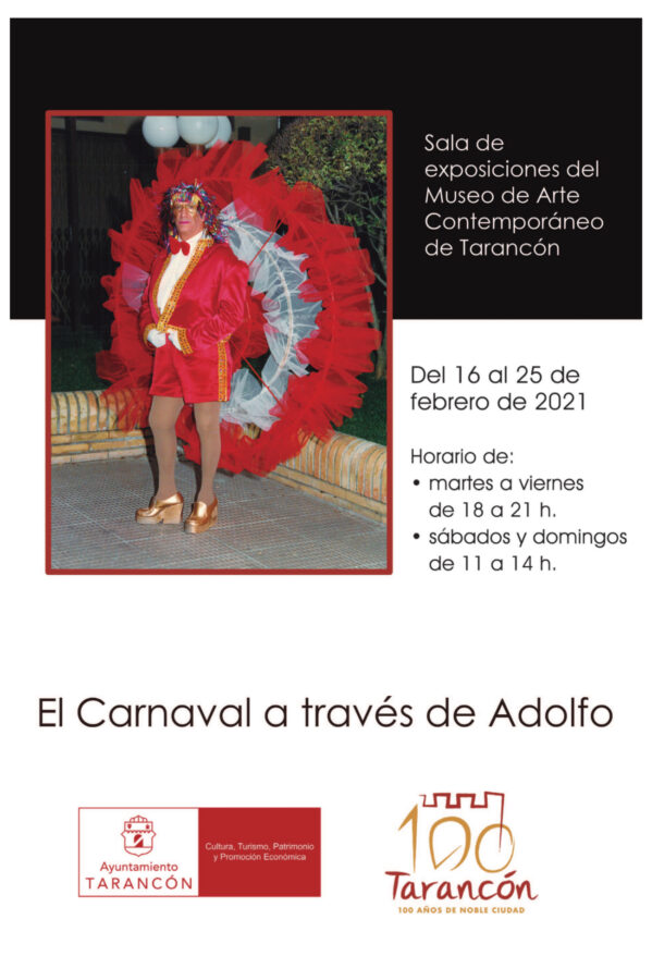 El Auditorio Municipal de Tarancón albergará una exposición bajo el título «El Carnaval a través de Adolfo» del 16 al 25 de febrero