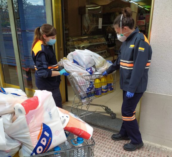 El Ayuntamiento de Tarancón continua con el proyecto ´Compras a domicilio´ en colaboración con Protección Civil y Supermercados CODI