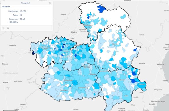Tarancón registra en la semana 6 (del 8 al 14 de febrero) 14 nuevos contagios por Covid-19, con una disminución considerable respecto a la semana anterior
