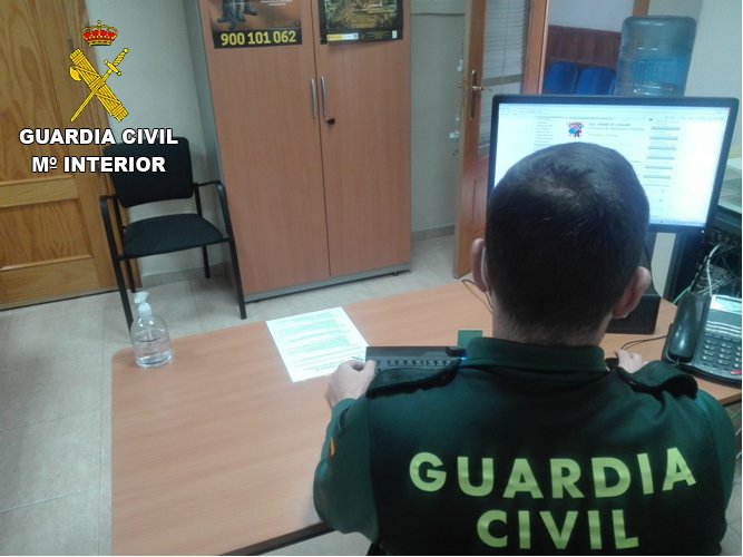La Guardia Civil ha detenido a un hombre por un delito de robo con violencia cometido en Villacañas