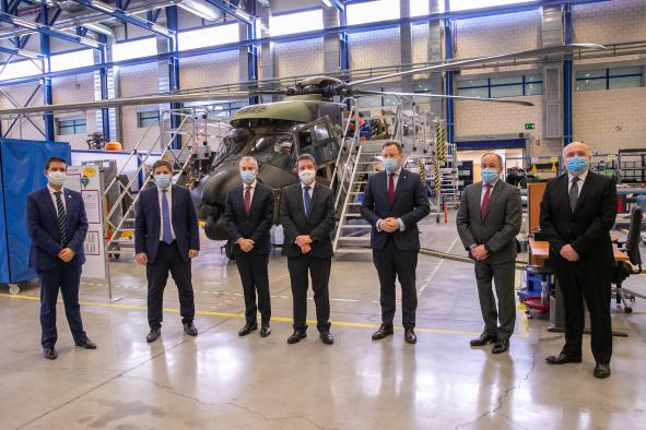 El Gobierno regional firma sendos protocolos con el Ayuntamiento de Albacete y Airbus para el desarrollo del Parque Aeronáutico y Logístico