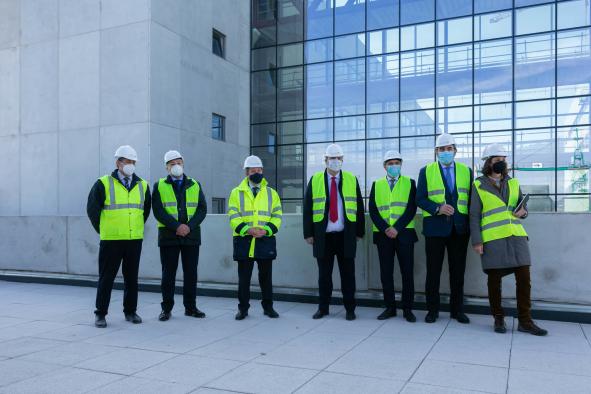 Las obras del nuevo hospital de Cuenca se han ejecutado ya en más de un 50 por ciento