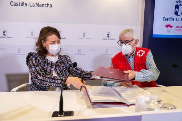 La Junta renueva el VI Convenio de colaboración con Cruz Roja Castilla-La Mancha para desarrollar el Plan contra la Pobreza Energética