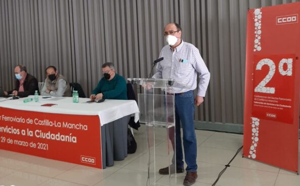 Fernando García Mora, reelegido Coordinador del Sector Ferroviario de CCOO-FSC de Castilla-La Mancha