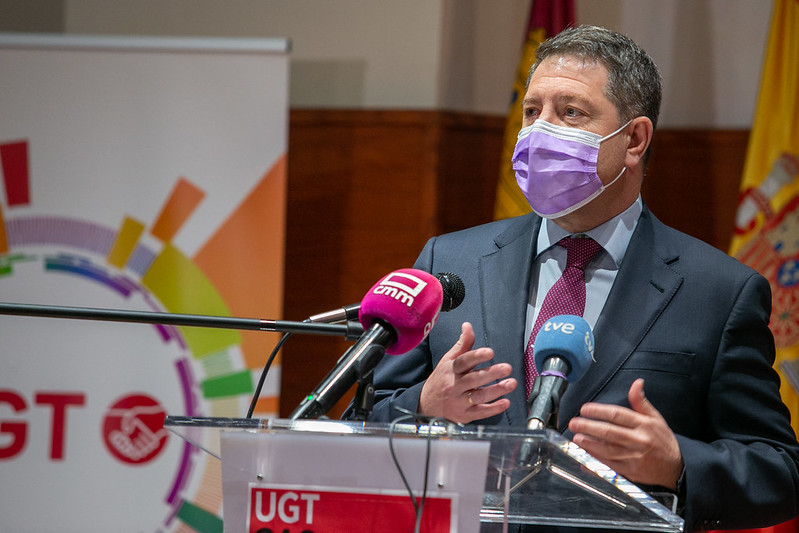El presidente de Castilla-La Mancha anuncia la creación del Consejo de Diálogo Social a lo largo del mes de marzo