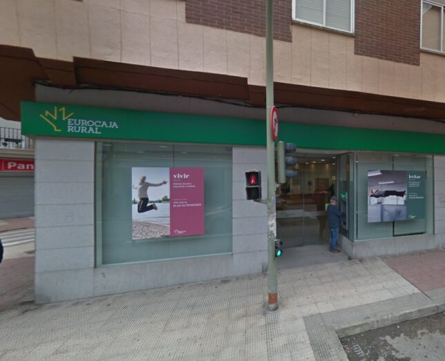 Esta mañana se ha producido un atraco en la sucursal de Eurocaja Rural en Tarancón