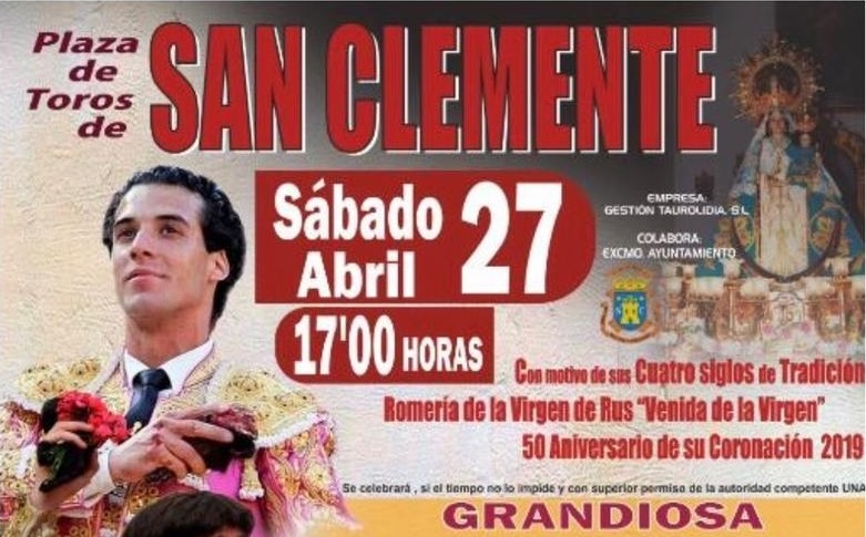 El PP de San Clemente insta a la alcaldesa a que permita la celebración del festejo taurino