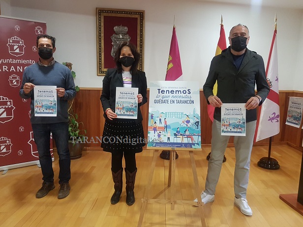 Bajo el lema «En Semana Santa tenemos lo que necesitas, quédate en Tarancón» el Ayuntamiento pone en marcha una campaña para apoyar al comercio y hostelería local