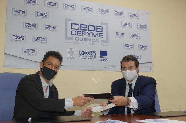 Ceoe Cepyme Cuenca y Eccodiez firman un convenio que permitirá potenciar las campañas publicitarias