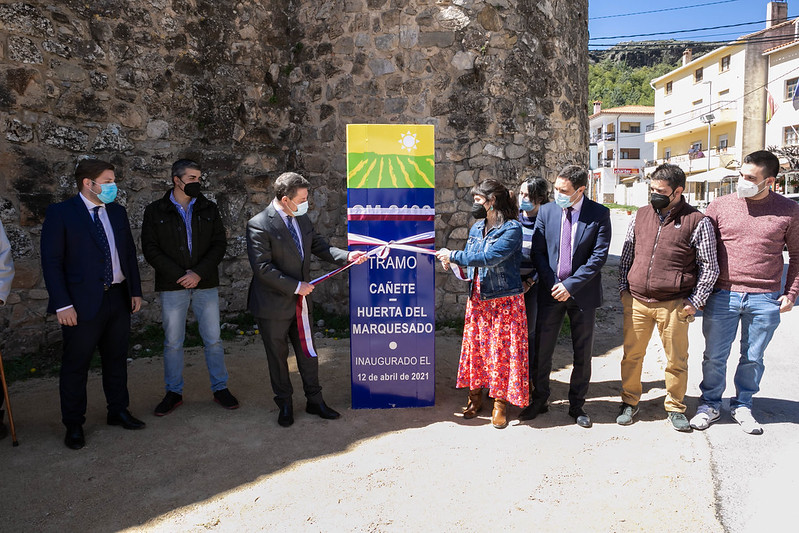 Finalizan las obras de mejora de la CM-2106 entre Cañete y Huerta del Marquesado