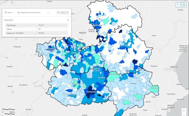 Tarancón quintuplica el número de nuevos contagios por Covid en la semana del 12 al 18 de abril