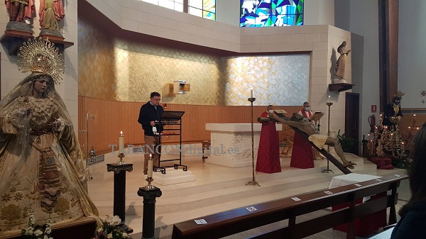 Meditación de las Siete Palabras en la Parroquia de San Víctor y Santa Corona de Tarancón en la mañana de Viernes Santo