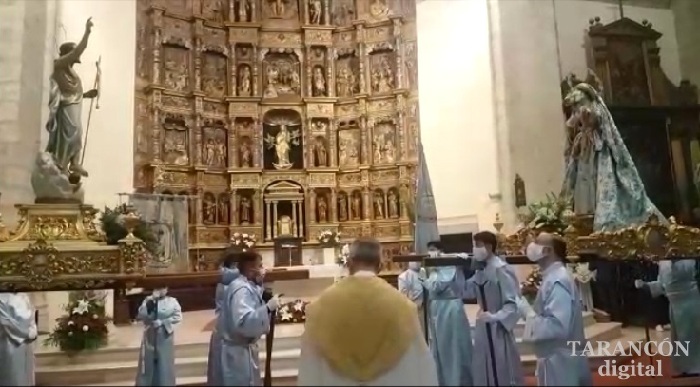 Domingo de Resurrección en Tarancón con gran asistencia de fieles, aunque marcado por la pandemia