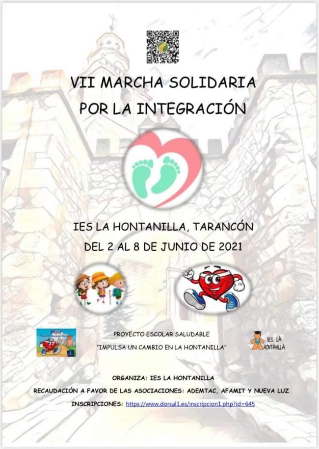 El IES la Hontanilla, pone en marcha su proyecto solidario por la integración que será “virtual” por la situación sanitaria, la Marcha por la integración que alcanza la séptima edición.