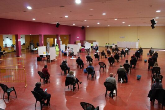 El proceso de vacunación en Castilla-La Mancha se sitúa por encima de la media nacional