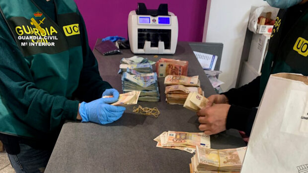 Desarticulado un grupo delictivo especializado en blanquear grandes cantidades de dinero a otras organizaciones criminales paralelas