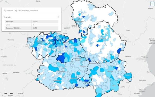Tarancón reduce el número de contagios por Covid y en la semana 19 del 10 al 16 de Mayo anota 6 nuevos casos