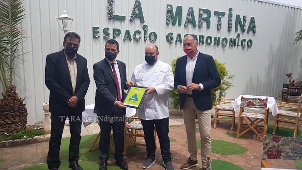 El Rte. La Martina de Tarancón ha sido distinguido por la Fundación Dieta Mediterránea por su compromiso con la misma y los productos que la integran