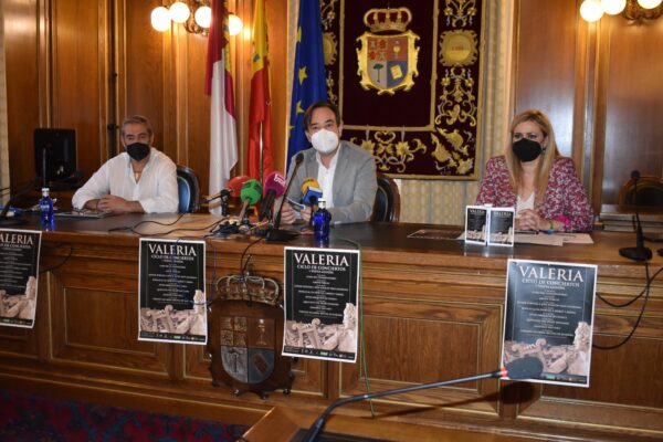 Junta y Diputación de Cuenca resaltan su apuesta por la Cultura y los Yacimientos con su apoyo al Ciclo de Conciertos de Valeria