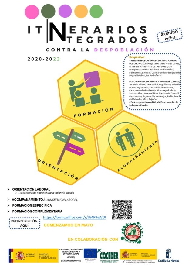 COCEDER comenzará en dos zonas de Cuenca los Itinerarios integrados para luchar contra la despoblación con la colaboración de Pueblos Vivos Cuenca