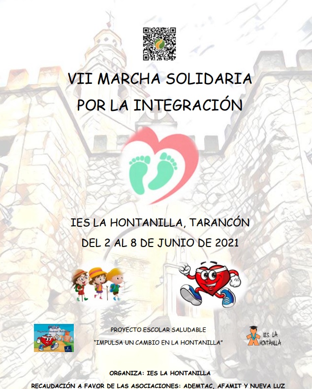 El IES La Hontanilla organiza la VII Marcha Solidaria por la Integración a beneficio de Afamit, Nueva Luz y Ademtac