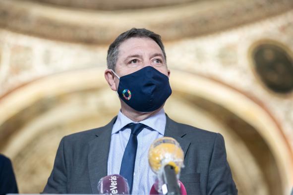 García-Page destaca que Castilla-La Mancha ha sido la región que más esfuerzo inversor ha destinado en febrero a paliar los efectos del virus