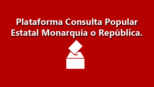 La Consulta Popular Estatal Monarquía o República se celebrará el 14 de mayo en todo el país y también en Castilla La Mancha
