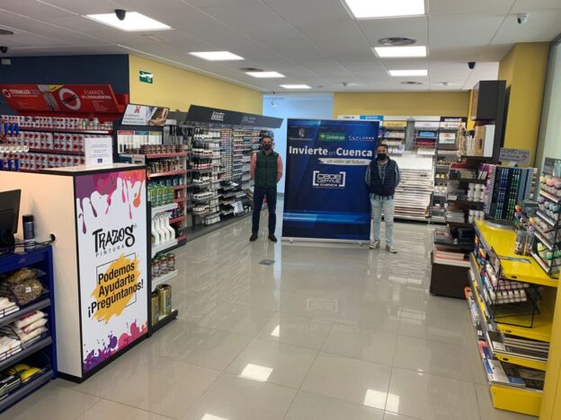 Invierte en Cuenca felicita a Pinturas Coes por su nuevo proyecto empresarial en el centro de Cuenca
