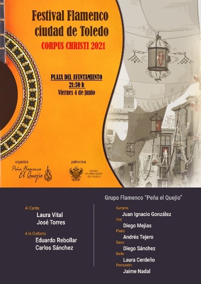La cantaora  sanluqueña, Laura Vital, actuará el próximo 4 de Junio de 2021 en el Festival Flamenco , “Ciudad de Toledo”