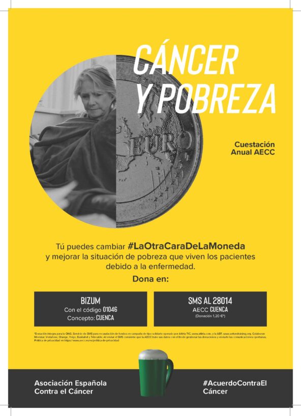 La AECC en CUENCA retoma su tradicional cuestación en la calle