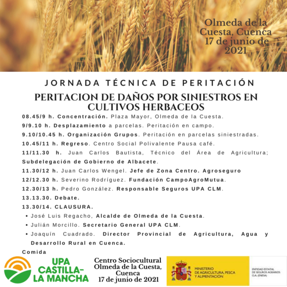 Los agricultores profundizan en el peritaje en parcelas dañadas