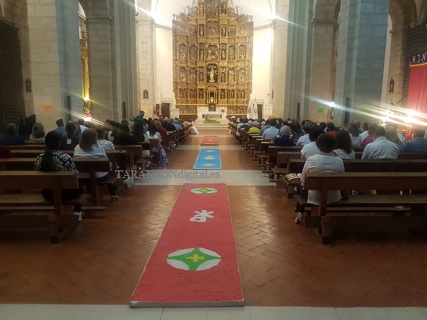 Tarancón celebra la festividad del Corpus Christi en el interior del Templo Parroquial Ntra. Sra. de la Asunción por segundo año consecutivo
