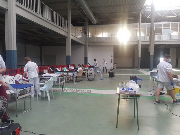 84 donaciones de sangre se han realizado hoy en el Pabellón de Ferias de Tarancón