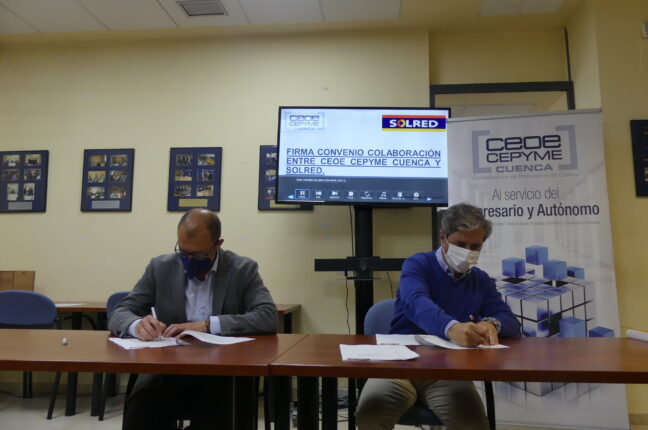 Ceoe Cepyme Cuenca y Solred renuevan su convenio de colaboración con grandes descuentos para la empresas