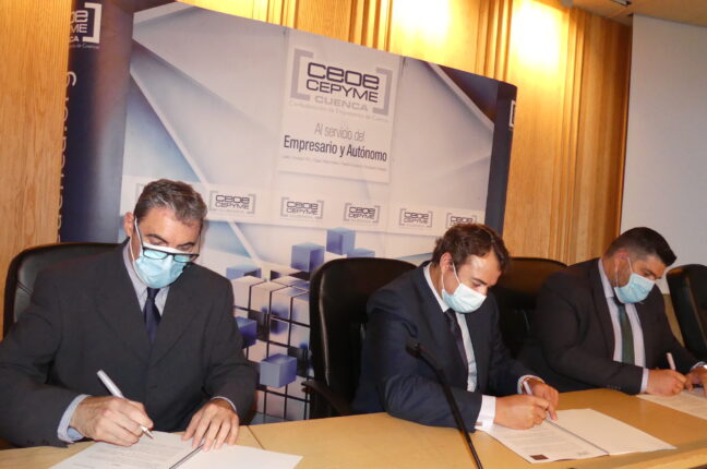 Ceoe Cepyme Cuenca firma un convenio con Cuenca Exports Food para apoyar la internacionalización de sus empresas