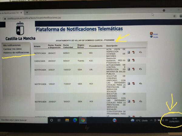 Parrilla desmiente al Psoe y demuestra que no ha recibido ninguna notificación de la Junta sobre la musealización de Noheda