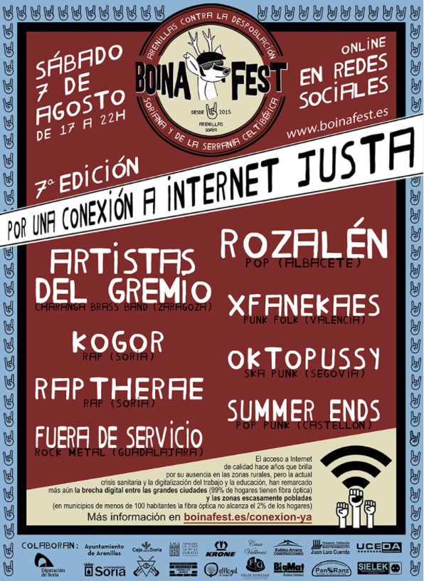 Rozalén y Artistas del Gremio se unen al Boina Fest en su lucha contra la despoblación y por una conexión a Internet justa