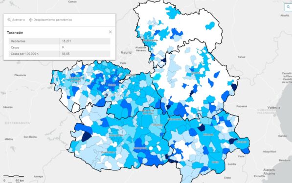 Tarancón registra 9 contagios por Covid en la semana del 5 al 11 de Julio, 8 más que la semana anterior