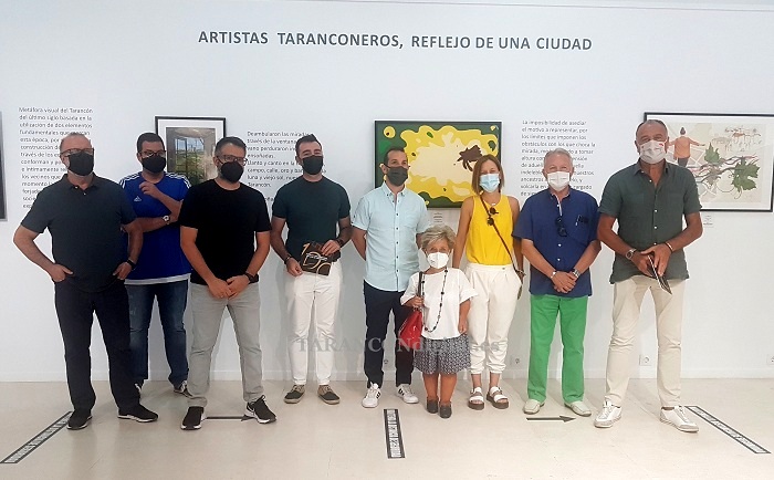 Inauguración de la exposición «Artistas Taranconeros, reflejo de una ciudad»