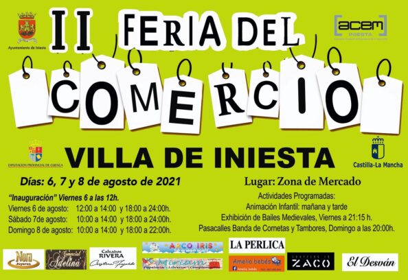Este fin de semana se celebra la II Feria del Comercio Villa de Iniesta