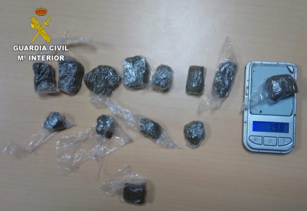 La Guardia Civil detiene una persona en Recas por un delito de tráfico de drogas
