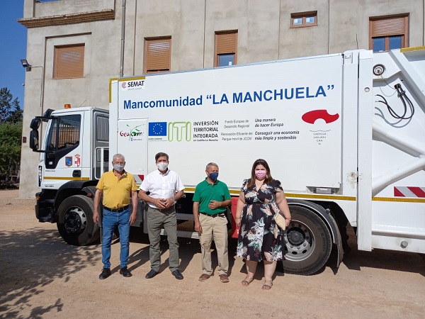 La Junta y la Mancomunidad La Manchuela adquieren un vehículo para la recogida de recursos orgánicos