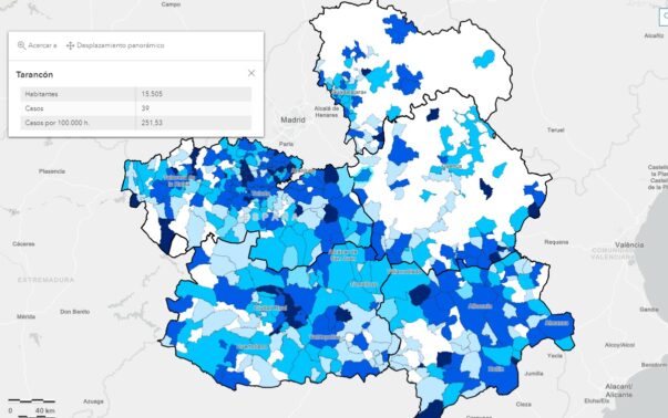 Tarancón reduce ligeramente la cifra de nuevos contagios Covid y en la Semana del 9 al 15 de agosto registra 39, frente a los 43 de la semana anterior