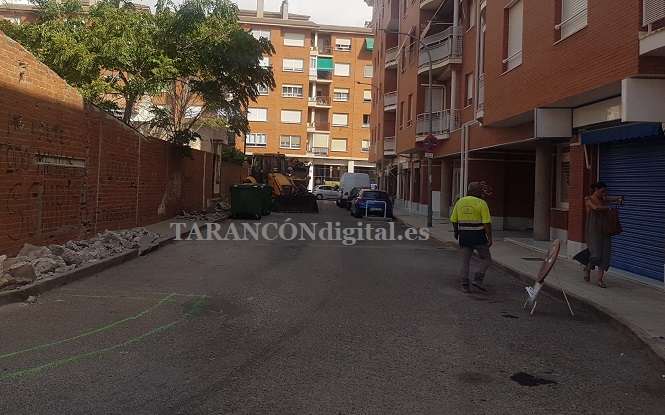 Incluidas en el nuevo Plan de Asfaltado de Tarancón, hoy han comenzado las obras de la travesía «La Tejera»